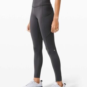 lululemon Fast and Free High Rise tight “28 pockets *reflective